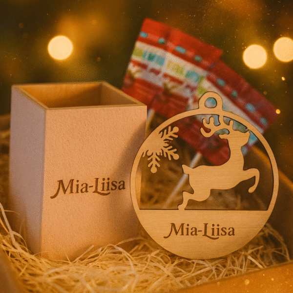 Kinkekomplekt lastele, jõuluehtega